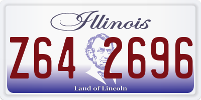IL license plate Z642696