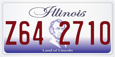 IL license plate Z642710