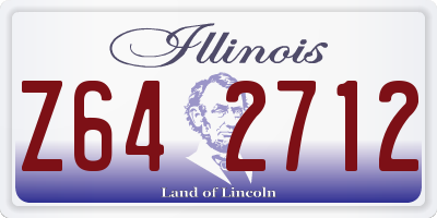 IL license plate Z642712