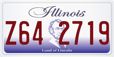 IL license plate Z642719