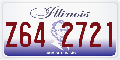 IL license plate Z642721