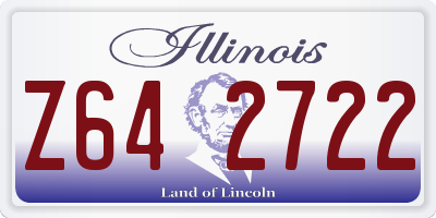 IL license plate Z642722