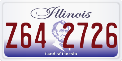 IL license plate Z642726