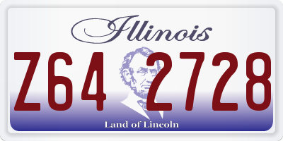 IL license plate Z642728