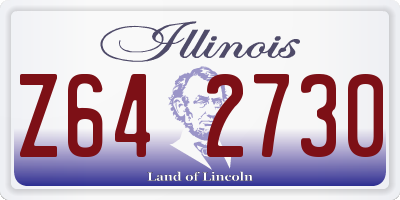 IL license plate Z642730