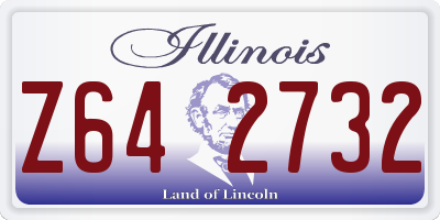IL license plate Z642732