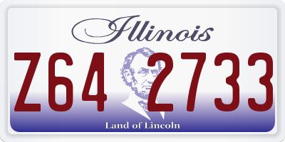 IL license plate Z642733