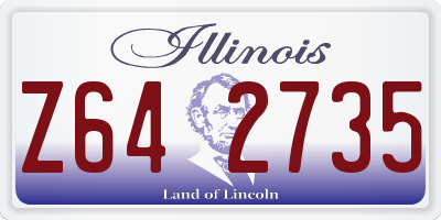 IL license plate Z642735