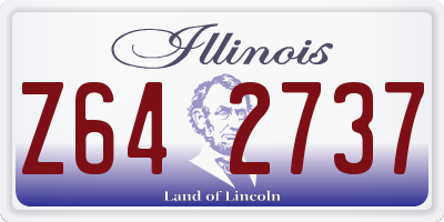 IL license plate Z642737