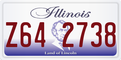 IL license plate Z642738