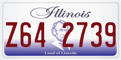 IL license plate Z642739