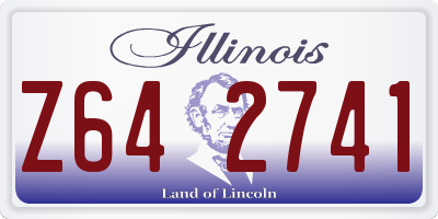 IL license plate Z642741