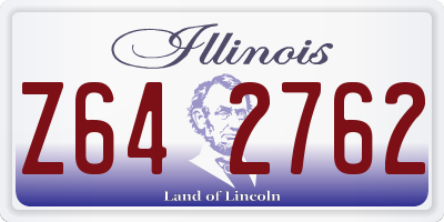 IL license plate Z642762