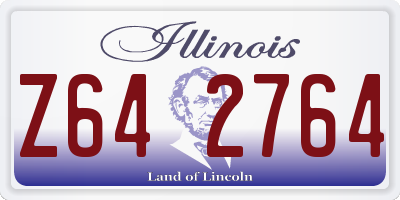 IL license plate Z642764