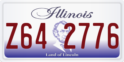IL license plate Z642776