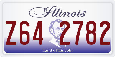 IL license plate Z642782