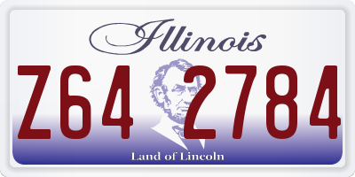 IL license plate Z642784