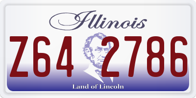 IL license plate Z642786