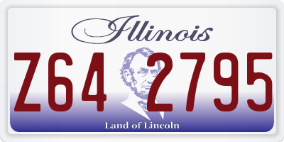 IL license plate Z642795