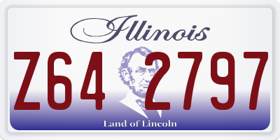 IL license plate Z642797