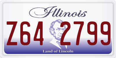 IL license plate Z642799
