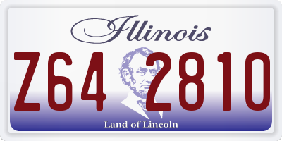 IL license plate Z642810