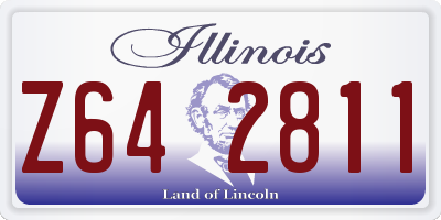 IL license plate Z642811