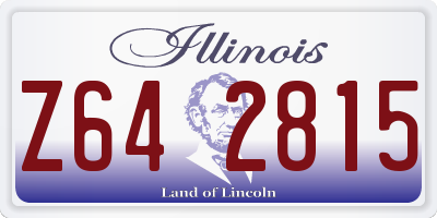 IL license plate Z642815