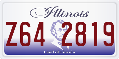 IL license plate Z642819