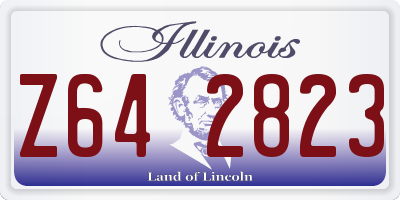 IL license plate Z642823