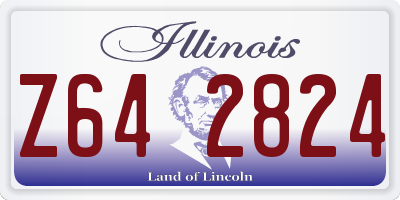 IL license plate Z642824