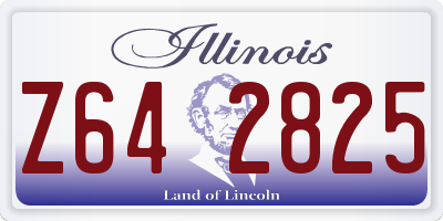 IL license plate Z642825