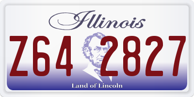 IL license plate Z642827