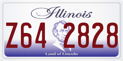 IL license plate Z642828