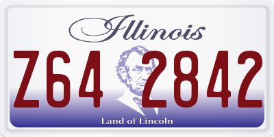 IL license plate Z642842