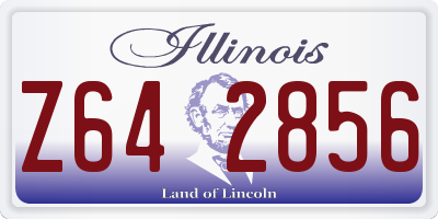 IL license plate Z642856