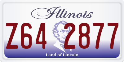 IL license plate Z642877