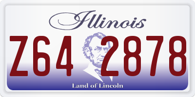 IL license plate Z642878