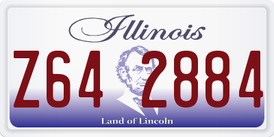 IL license plate Z642884