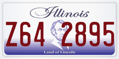 IL license plate Z642895
