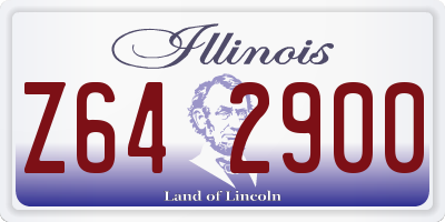IL license plate Z642900