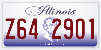 IL license plate Z642901