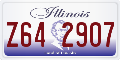 IL license plate Z642907