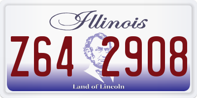 IL license plate Z642908