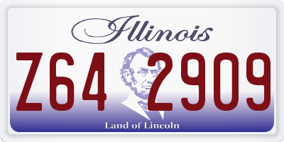 IL license plate Z642909