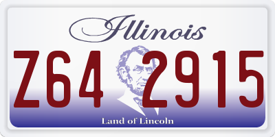 IL license plate Z642915