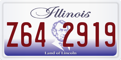 IL license plate Z642919