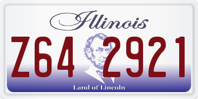 IL license plate Z642921