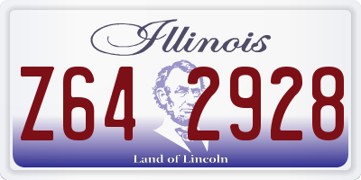 IL license plate Z642928