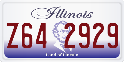 IL license plate Z642929